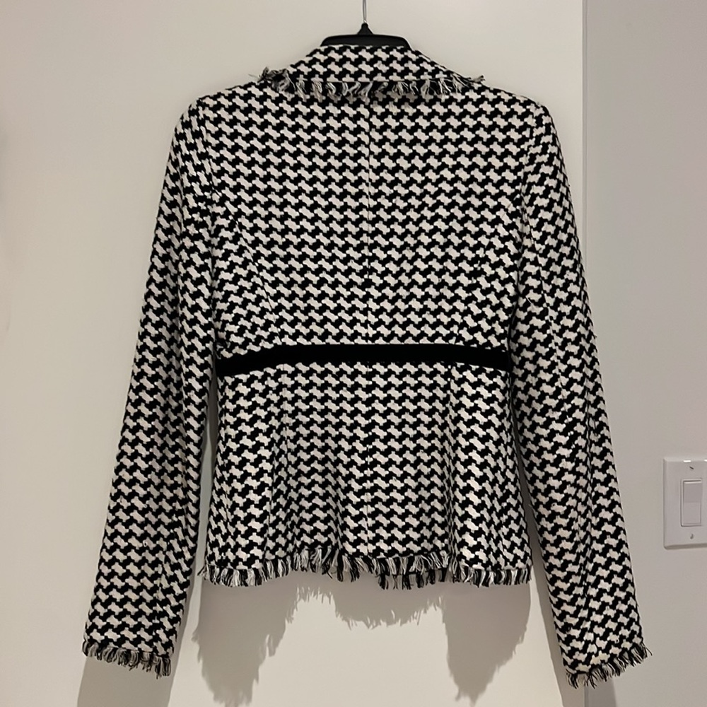 Shoshanna Houndstooth Women’s Blazer - Picture 3 of 4
